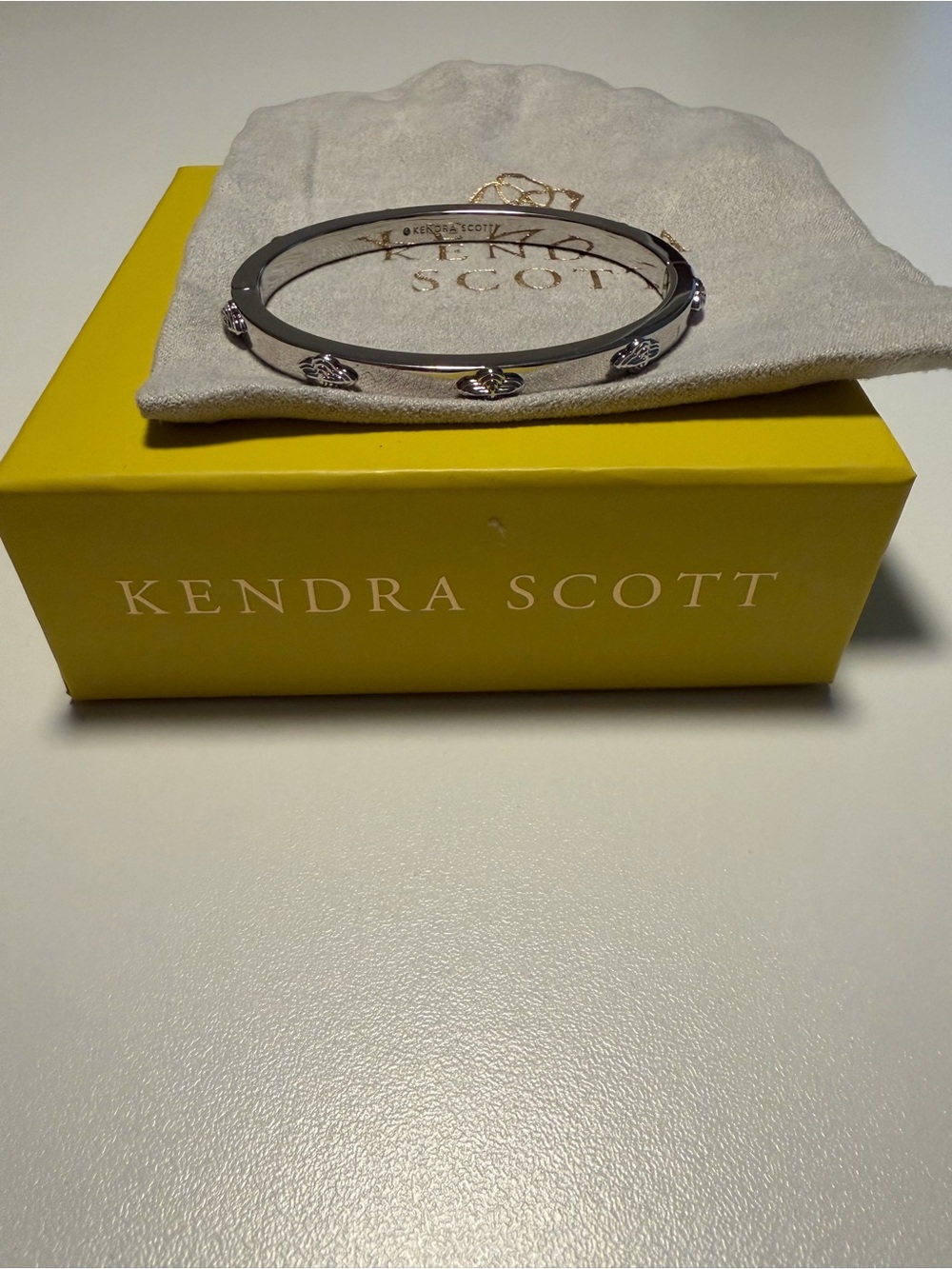 Kendra Scott Silver Accent Bangle Bracelet